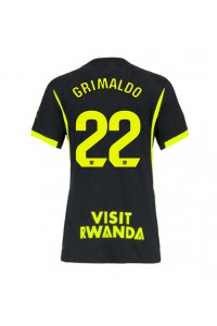 Atletico Madrid Alejandro Grimaldo #22 Jalkapallovaatteet Naisten Vieraspaita 2026-27 Lyhythihainen